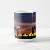 カウボーイ祈りの言葉コーヒーマグ コーヒーマグカップ (中央)