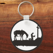 カウボーイ祈ー キーホルダー (正面)