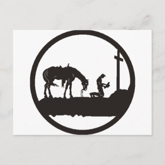 カウボーイ祈ー ポストカード