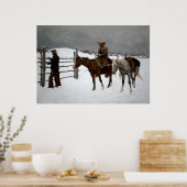 カウボーイ秋 ポスター (キッチン)