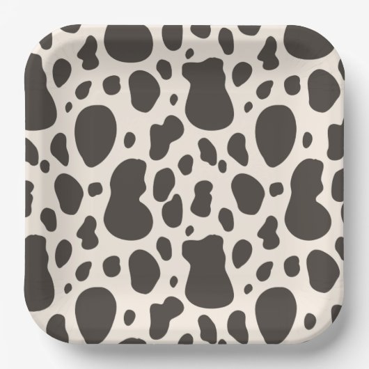 カウボーイ紙プレート |西部のパーティープレート ペーパープレート (正面)