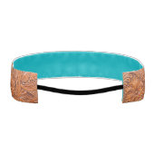 カウボーイ素朴ウエスタンカントリーツールドレザープリント アスレチックヘッドバンド (裏面)