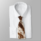 カウボーイ素朴ウエスタンカントリーベージュブラウンコーウィド ネクタイ (タイ)