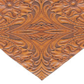 カウボーイ素朴ウエスタンカントリー工具革プリント ショートテーブルランナー (コーナー)