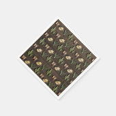 カウボーイ素朴ウエスタンロデオ木製バースデーパーティー スタンダードカクテルナプキン (角)