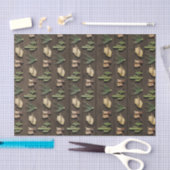 カウボーイ素朴ウエスタンロデオ木製バースデーパーティー 薄葉紙 (クラフト)