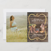 カウボーイ素朴ウエスタン妊娠発表 シーズンカード (正面)