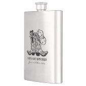 カウボーイ素朴グロムスマンギフトバチュラーパーティ フラスク (左)