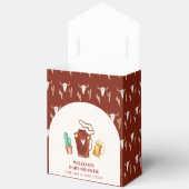 カウボーイ素朴サボクビールアーチボーイ赤ちゃんシャワー フェイバーボックス (見開き)