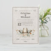 カウボーイ素朴ハット結婚ズ 招待状 (スタンド正面)