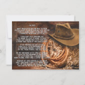 カウボーイ素朴ハット記念事業発表 招待状 (裏面)