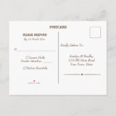 カウボーイ素朴ブーツと帽子ひまわり水色 案内ポストカード (裏面)