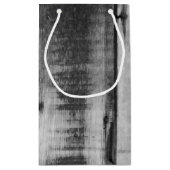 カウボーイ素朴ブーツウェスタン結婚の感謝 スモールペーパーバッグ (裏面)