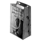 カウボーイ素朴ブーツウェスタン結婚の感謝 スモールペーパーバッグ (正面アングル)