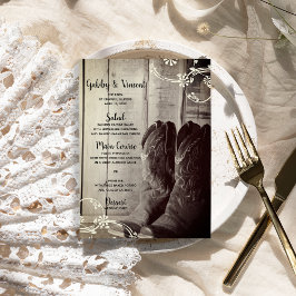 カウボーイ素朴ブーツカントリーウェスタンフローラズ結婚