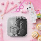 カウボーイ素朴ブーツカントリーウェスタン結婚ズ ペーパープレート (パーティー)