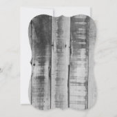 カウボーイ素朴ブーツカントリーウェディング 招待状 (裏面)