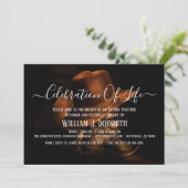 カウボーイ素朴ブーツハット葬儀メモリアル 招待状 (スタンド正面)