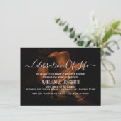 カウボーイ素朴ブーツハット追悼式 招待状 (スタンド正面)