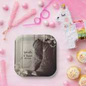 カウボーイ素朴ブーツフローラウェスタン結婚ズ ペーパープレート (パーティー)