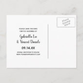 カウボーイ素朴ブーツフローラウェスタン 案内ポストカード (裏面)