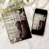 カウボーイ素朴ブーツフローラカントリーウェスタン結婚ズ 招待状