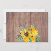 カウボーイ素朴ブーツ水色ベビーシャワー郵便 招待状 (裏面)