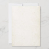 カウボーイ素朴ブーツ&ひまわり 招待状 (裏面)