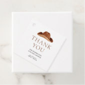 カウボーイ素朴ベイビーシャワー フェイバータグ (インサイチュ)