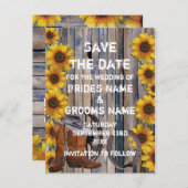 カウボーイ素朴ーをテーマにした国のスタイル日付を保存 案内ポストカード (正面/裏面)