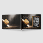 カウボーイ素朴葬儀記念ゲストブック ゲストブック (全面)