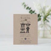 カウボーイ結婚のマンガ花婿の手描き (スタンド正面)