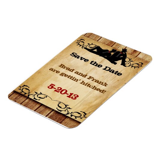 カウボーイ結婚ーは救ゲイの最新の磁石を探す マグネット (左側)