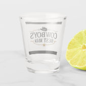 カウボーイ花婿介添人 ショットグラス (裏面)