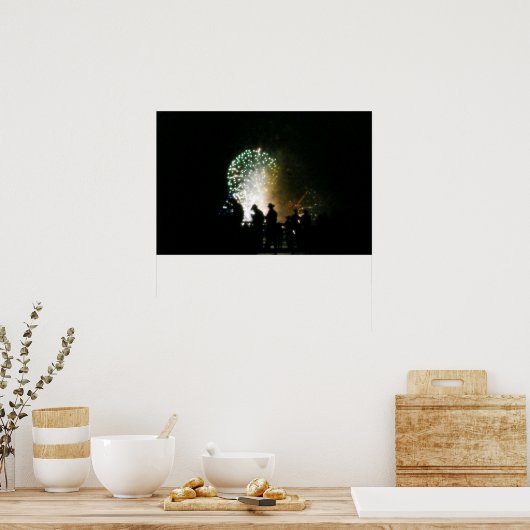 カウボーイ花火 ポスター (キッチン)