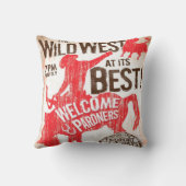 カウボーイ装飾用クッション クッション (裏面)