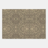 カウボーイ西部の国のパターン工具革 ラッピングペーパーシート (正面2)