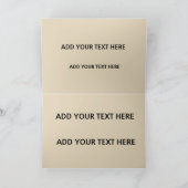 カウボーイ誕生デー カード (内部)