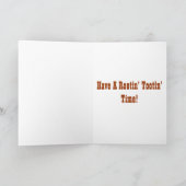 カウボーイ誕生日カード カード (内部)