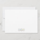 カウボーイ誕生日パーティーの招待と写真 招待状 (裏面)