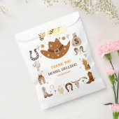 カウボーイ誕生日パーティー フェイバーバッグ (封をした状態)