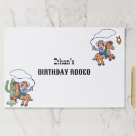カウボーイ誕生日ロデオパーティー ペーパーパッド
