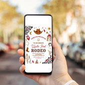 カウボーイ誕生日ワイルドウェストカウボーイサウスウェスタン 招待状