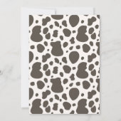 カウボーイ誕生日招待状 |ウエスタン招待状 招待状 (裏面)