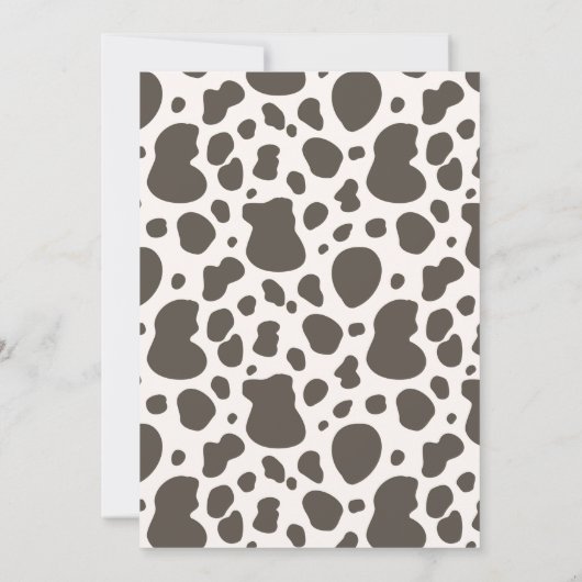 カウボーイ誕生日招待状 |ウエスタン招待状 招待状 (裏面)