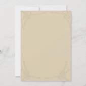 カウボーイ誕生日招待状 招待状 (裏面)