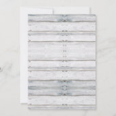 カウボーイ誕生日招待状 招待状 (裏面)