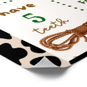 カウボーイ誕生日1stロデオバースデーパーティー ポスター (角)