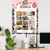 カウボーイ誕生日1stロデオバースデーパーティー ポスター (ホームオフィス)