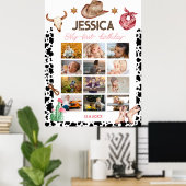 カウボーイ誕生日1stロデオバースデーパーティー ポスター (ホームオフィス)